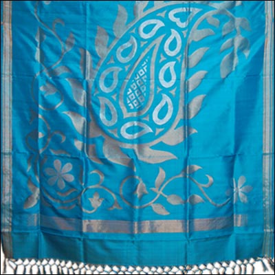 Anandablue Colour Uppada Pattu  Pure zaree Saree UVRL-34 - Click here to View more details about this Product